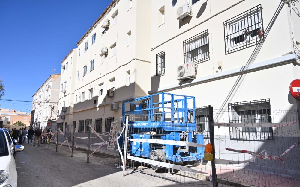 Edificios rehabilitados barrio Pintores