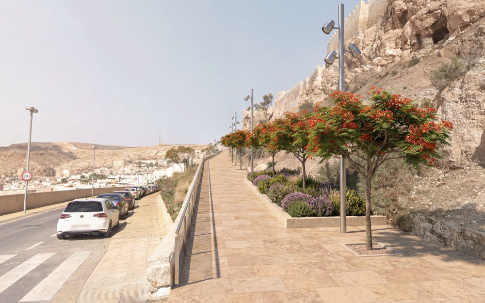 Mejora accesos Alcazaba