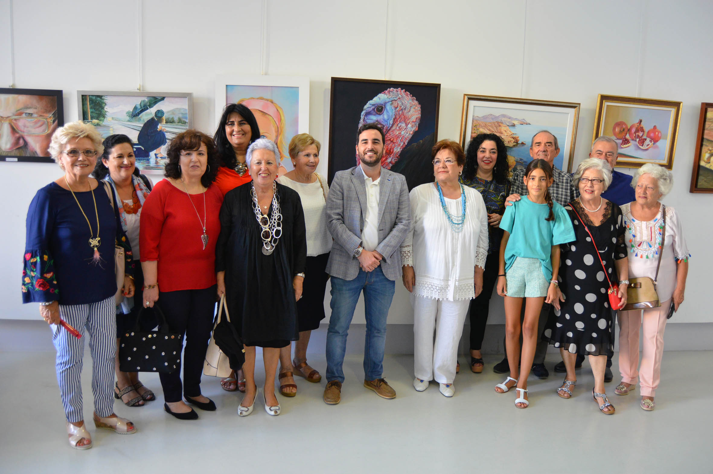 La Sala Jairán del CIP se abre a una exposición de los alumnos del taller de Mar Martínez