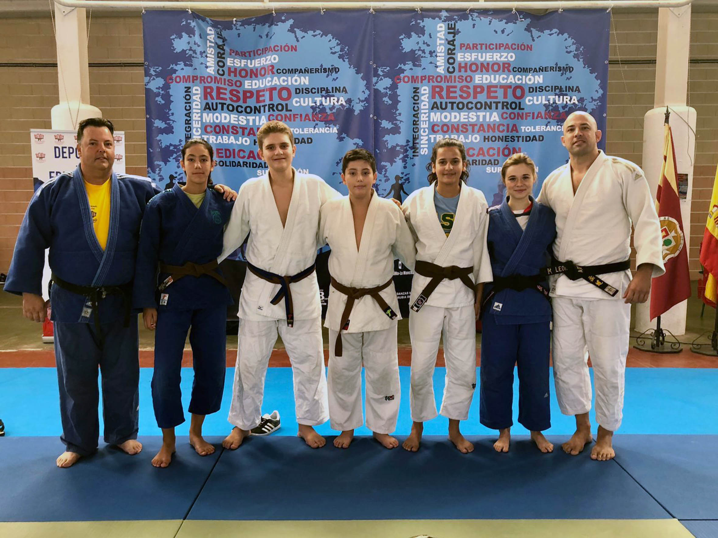 Cinco judocas de la EDM Alianza KSV participan en una concentración internacional en Toledo