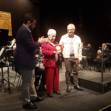 Emotivo homenaje de la Banda Municipal a Juan Monserrat Salas