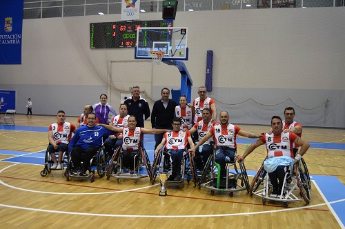 Cludemi comparte con el Ayuntamiento el segundo puesto en la Copa Andaluza de Baloncesto en Silla de Ruedas