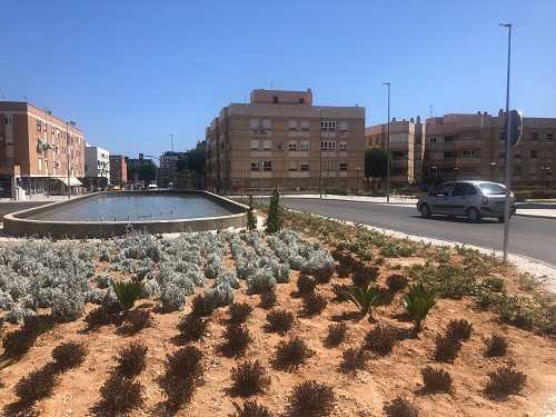 Rotonda calle Santiago Almería