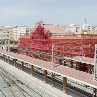 Obras estación Ferrocarril Almería