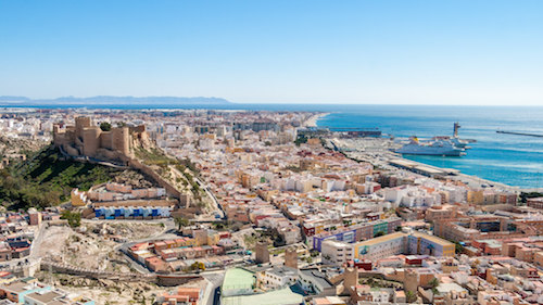 Almería turismo vista ciudad