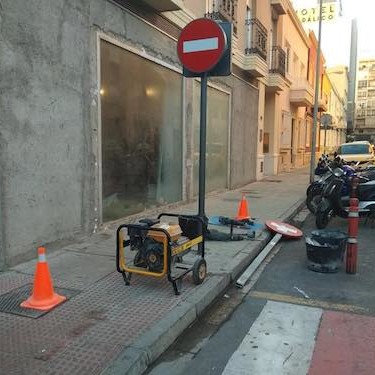 Señalización calle Almería
