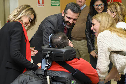 Alcalde Almería apoyo discapacidad