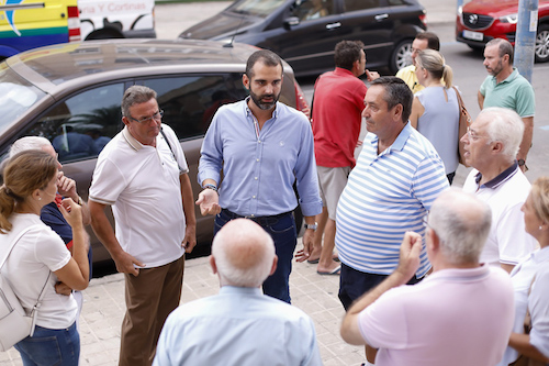 Alcalde Almería reunión vecinos
