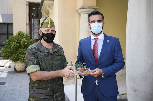 Almería visita legión Alcalde