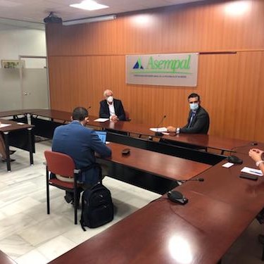 Alcalde Almería reunión Asempal