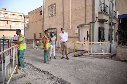 Almería obras calle Lugano