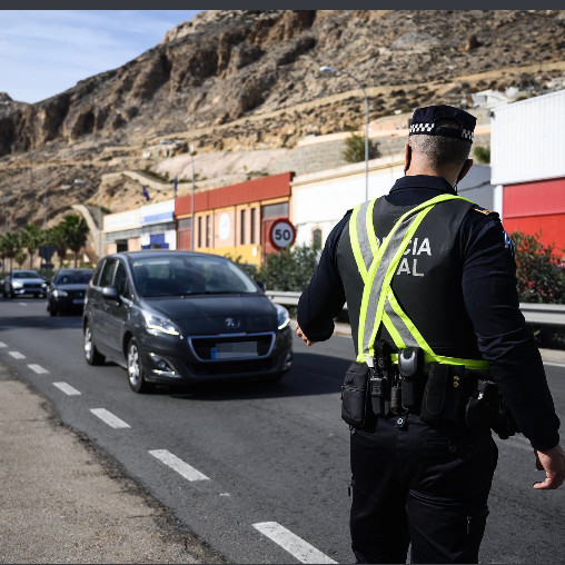 Almería control policia Covid
