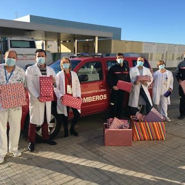 Almería Bomberos regalos solidarios