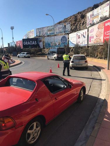 Almería control policía Covid