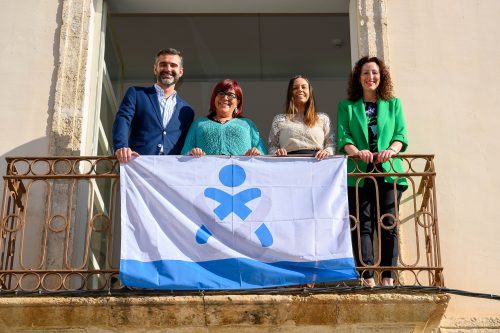 Bandera enfermería Ayuntamiento Almería